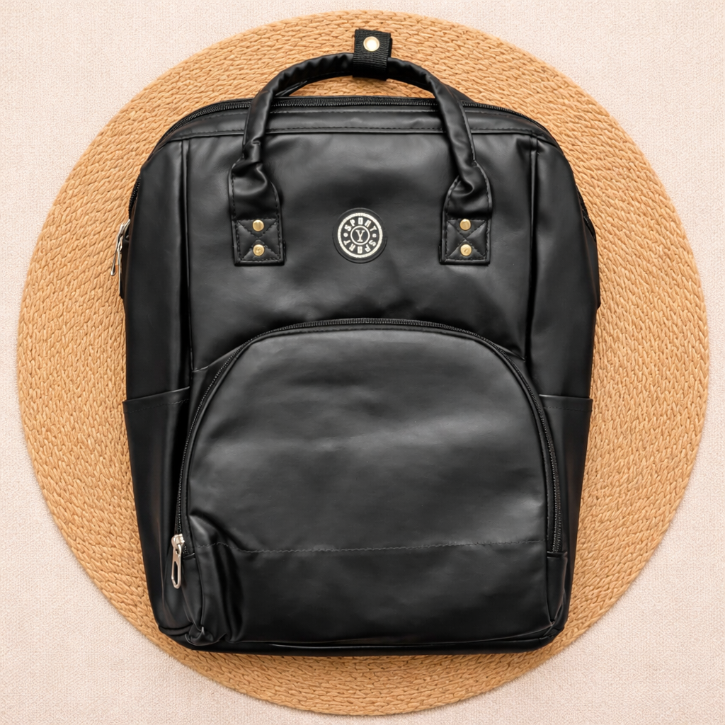 High Quality Multi-Purpose Mother Bag (Multi-Compartment Diaper Bag)-black
